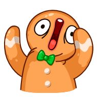 Стикер Gigerbead MAN@TalbiMidou - 2