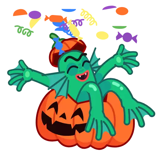 halloween animated cartoon pumpkin