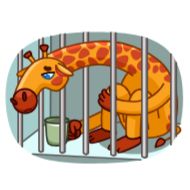 Стикер Giraffe - 11