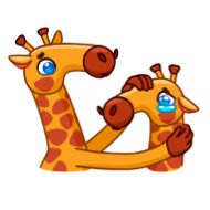Стикер Giraffe - 10