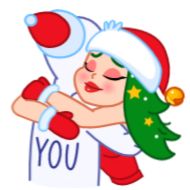 Sticker Девушка мороз - @I_Love_Akame - 10