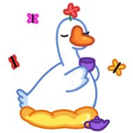 Стикер chpic.su • @Premium_EmojiTG | Гусь - 9