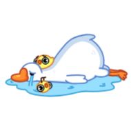 Стикер chpic.su • @Premium_EmojiTG | Гусь - 5