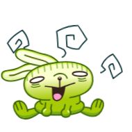 Sticker Green Bun - 11