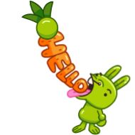 Sticker Green Bun - 1