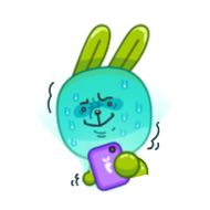 Sticker Green Bun - 0