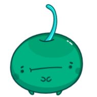 Sticker Green Cherry - 0