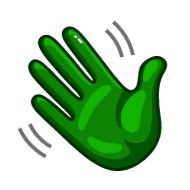 Стикер Green Emoji - 9
