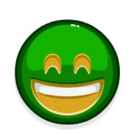 Стикер Green Emoji - 5