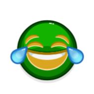 Стикер Green Emoji - 3