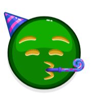 Стикер Green Emoji - 1