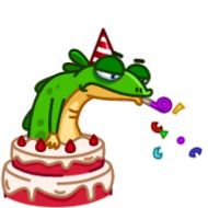 клипарт торт на день рождения мультфильм