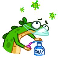 рисование лягушка клипарт