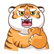 Стикер Grumpy Tiger • @StickBook18 - 7