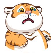 Стикер Grumpy Tiger • @StickBook18 - 3