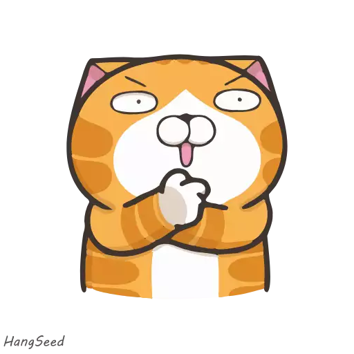 Стикер HANGSEED_BadCat - 1