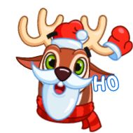 Sticker Happy New Deer - 8