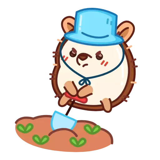 Стикер HedgehogAnim - 1