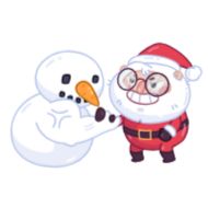 Sticker Santa - 1