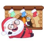 Sticker Santa - 0