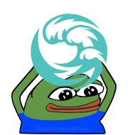 Sticker Holding Pepe @kotletovvemoji - 2