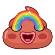 rainbow clipart cartoon