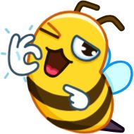 Стикер Bee - 6