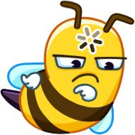 Стикер Bee - 4