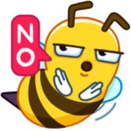 Стикер Bee - 2