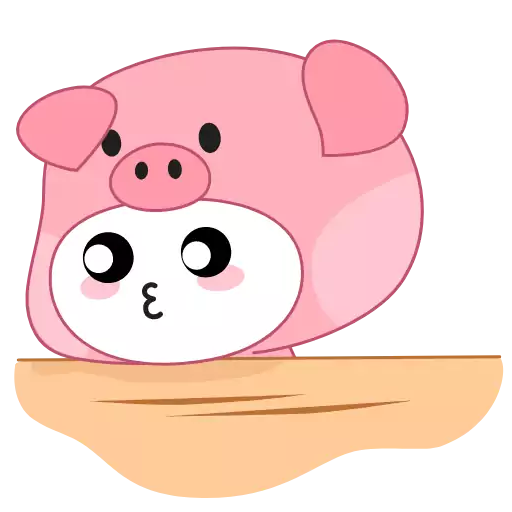 клипарт рисование свинья