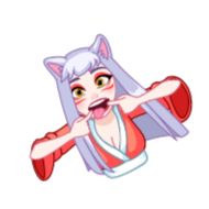 Стикер Kitsune - 7