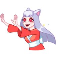 Стикер Kitsune - 2