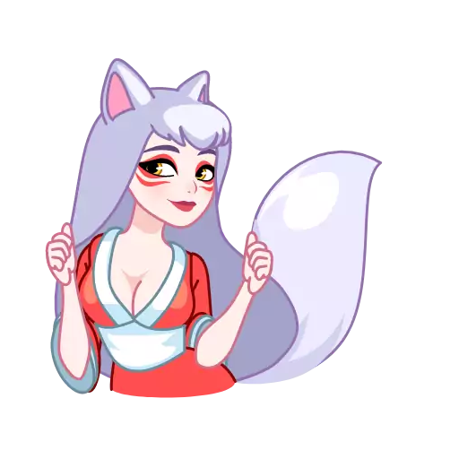 Sticker KitsuneByakko - 1