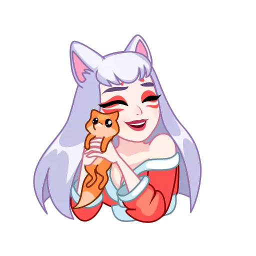Стикер KitsuneByakko - 1