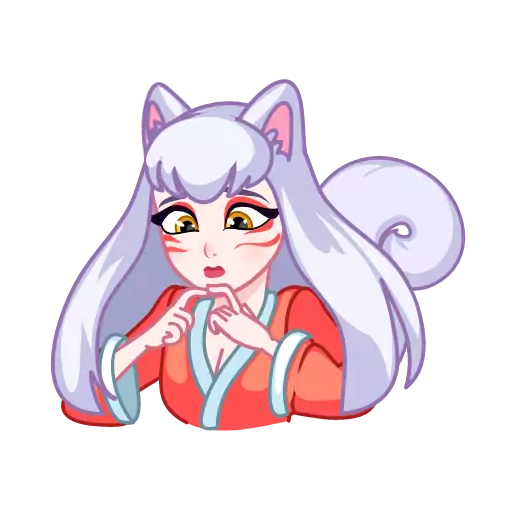 Стикер KitsuneByakko - 1