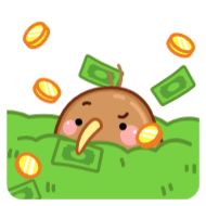 Sticker Птичка Киви @TgSticker - 10