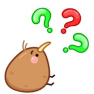 Sticker Птичка Киви @TgSticker - 9