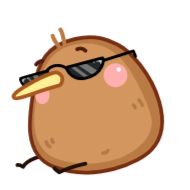 Sticker Птичка Киви @TgSticker - 3