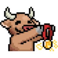 Стикер LIHKG Cow Animated (Unofficial) - 1