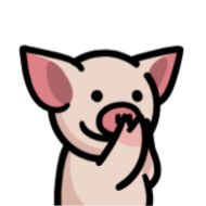 Sticker LIHKG Pig HD @lihkg_official - 0
