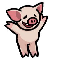 clipart pig drawing