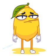 Стикер Lemon :: @AuthorStickers - 9