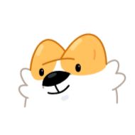 Sticker Corgi Life - 1