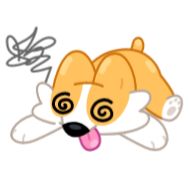 Sticker Corgi Life - 0