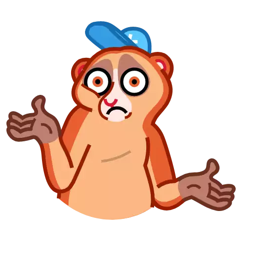 Стикер LorisLemur - 1