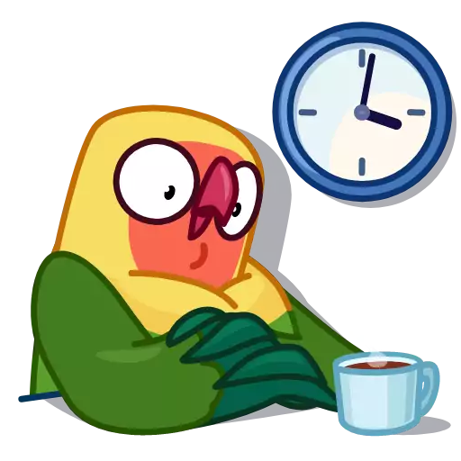 часы мультфильм иллюстрация