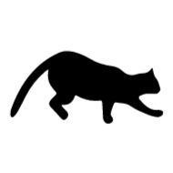 силуэт животное хвост