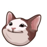 Стикер Popping cat @StickersPackRobot - 10