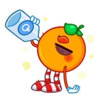 Стикер Мандариныч @TgSticker - 9