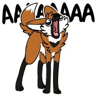 Стикер Maned Derp Animated - 10